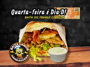 X frango com Bacon