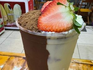 Açaí trufado de ninho e nutella