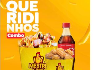 Combo Queridinhos - filé de Frango em Cubos + Batata Fritas + Coca Cola 600ml
