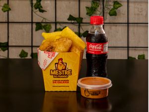Combo Só pra Mim - Filezinho de Sassami c/ Batata ou Polenta, Molho e Coca 200ml