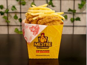 Sobrecoxa Pote G- Sobrecoxa Frita 1,5kg+ Batata ou Polenta 200g