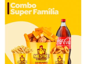 Combo Super Família Frango frito + batata ou polenta+ 2 porções grandes +Coca 2l