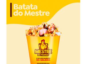 Batatão do Mestre Kids (350g) - Batata Frita, Bacon, Pedaços de Frango e Cheddar