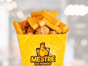 Pote Misto - Filezinho de Frango 500g + Alcatra 500g + Batata e Polenta 150g