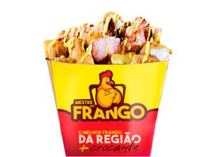 Batatão do Mestre Kids (350g) - Batata Frita, Bacon, Pedaços de Frango e Cheddar