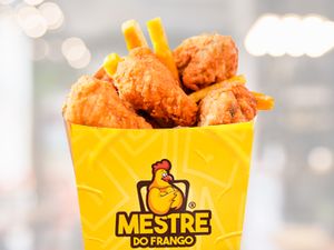 Coxinha Pote P - Coxinha da Asa 500g + Batata ou Polenta 100g (30mn p/ Fritar)