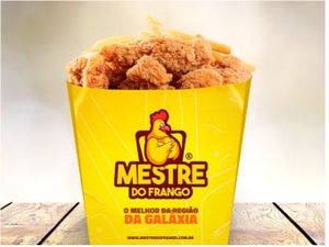 Sobrecoxa Pote G- Sobrecoxa Frita 1,5kg+ Batata ou Polenta 200g (30mn p/ fritar)