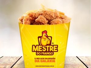 Sobrecoxa Pote P - Sobrecoxa Frita 500g +Batata ou Polenta 100g (30mn p/ fritar)