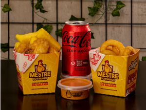 Super Combinho (Refrigerante + anéis de cebola)