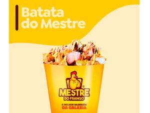 Batatão do Mestre grande (batata frita + cheddar + bacon)