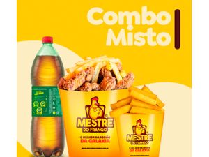 Combo Pote Misto M - 2 Proteína (500g cada) + Batata ou Polenta 150g + Bebida 2l