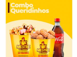 Combo Queridinhos - Batata c/ Bacon e Filezinho (600g) + 15 Churros + Coca 600ml