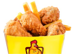 COXINHA PP - COXINHA DA ASA FRITA + BATATA OU POLENTA 50G ( 30MN P/ FRITAR )