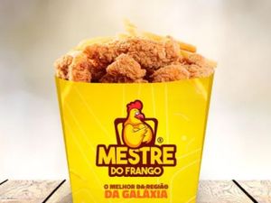 Sobrecoxa Pote M - Sobrecoxa Frita 1kg + Batata ou Polenta 150g (30mn p/ fritar)