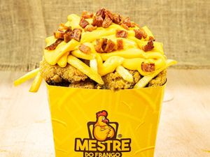 Cobertura de Cheddar e Bacon