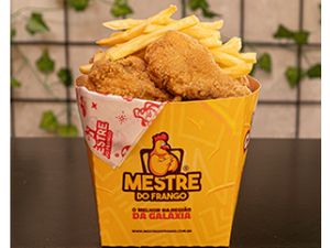 Coxinha Pote G - Coxinha da Asa 1,5kg+ Batata ou Polenta 200g (30mn p/ Fritar)