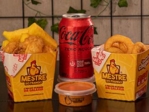 Super Combinho (Pote Pp +Anéis De Cebola + Coca-Cola Grátis ) Serve 1 Pessoa