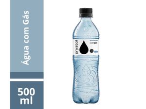 Água mineral com  gás