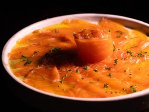 Carpaccio de Salmao  (12 Peças)