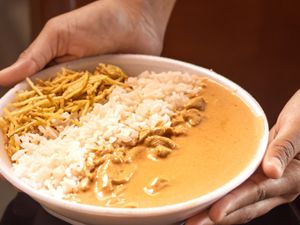 Promoção - Estrogonofe de Frango c/ batata palha artesanal