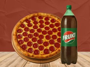 Pizza Grande 40cm + Fruki 1,5l
