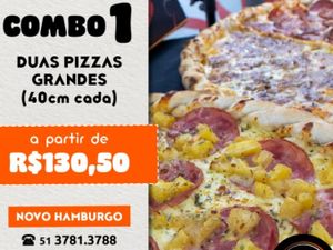 Combo 1- Combo Duas Pizzas de 40Cm cada - Grandes