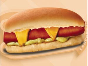 Hot Dog Simples com Queijo