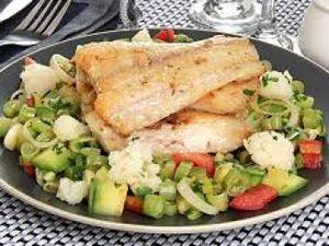 Peixe com Legumes