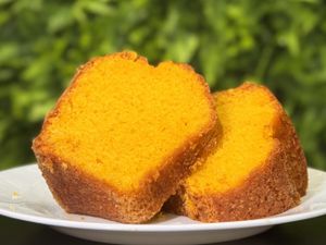 Bolo simples - pedaço