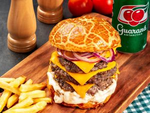 Triplo do Rei Combo + Batata Frita + Guaraná lata