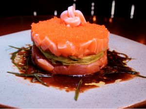 Tarta De Salmão c/ Ovas