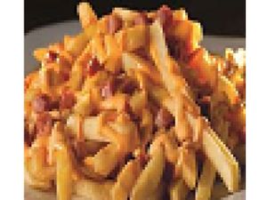 BATATA FRITA CHEDDAR E BACON