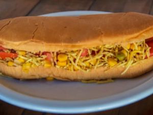 cachorro de strogonoff de carne