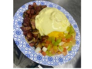 Cuscuz com Carne do sertão