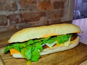 Choripán de  Rúcula