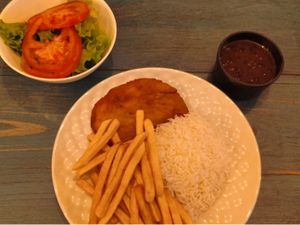 Ala minuta á milanesa de carne