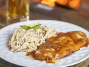 Caseirinho Carbonara à parmegiana