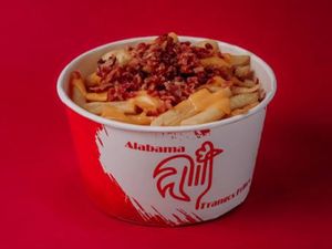 BALDE M DE BATATA COM CHEDDAR E BACON