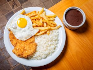 A la minuta Filé mignon milanesa