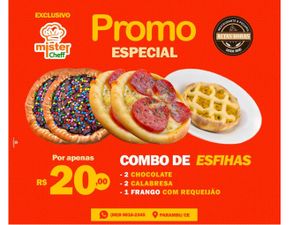 Promocão Combo  Esfihas