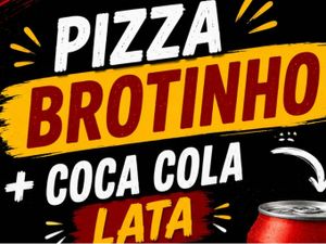 PIZZA BROTINHO + REFRI LATA