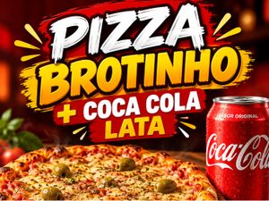 PIZZA BROTINHO + REFRI LATA