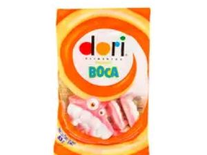 Bala gelatina Dentadura Dori