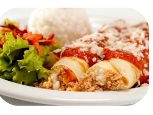 * NOVIDADE  * PANQUECA DE FRANGO