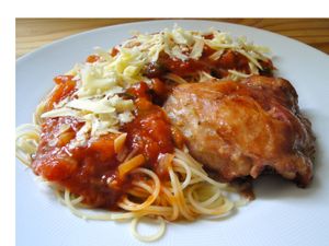 *PRATO DO DIA* Macarrão COM FRANGO ASSADO