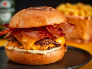 Smash Duplo Bacon + Fritas