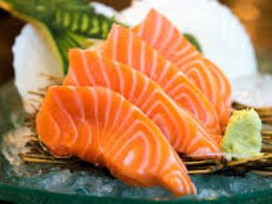 Sashimis de salmão 10 peças