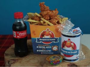 Frango 250g kids ( com sobremesa+ cofrinho )