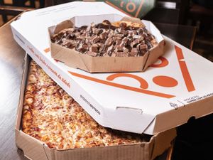 Gigante + Pequna DOCE + Coca Cola GRÁTIS