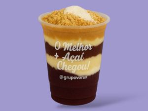 Açaí Tradicional com Paçoca + Nutella + Leite condensado + Ninho.